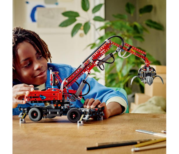 LEGO Technic 42144 Dźwig z chwytakiem - 1056684 - zdjęcie 8
